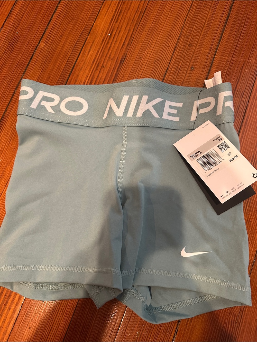 Nike Pro Powder Blue Performance Shorts